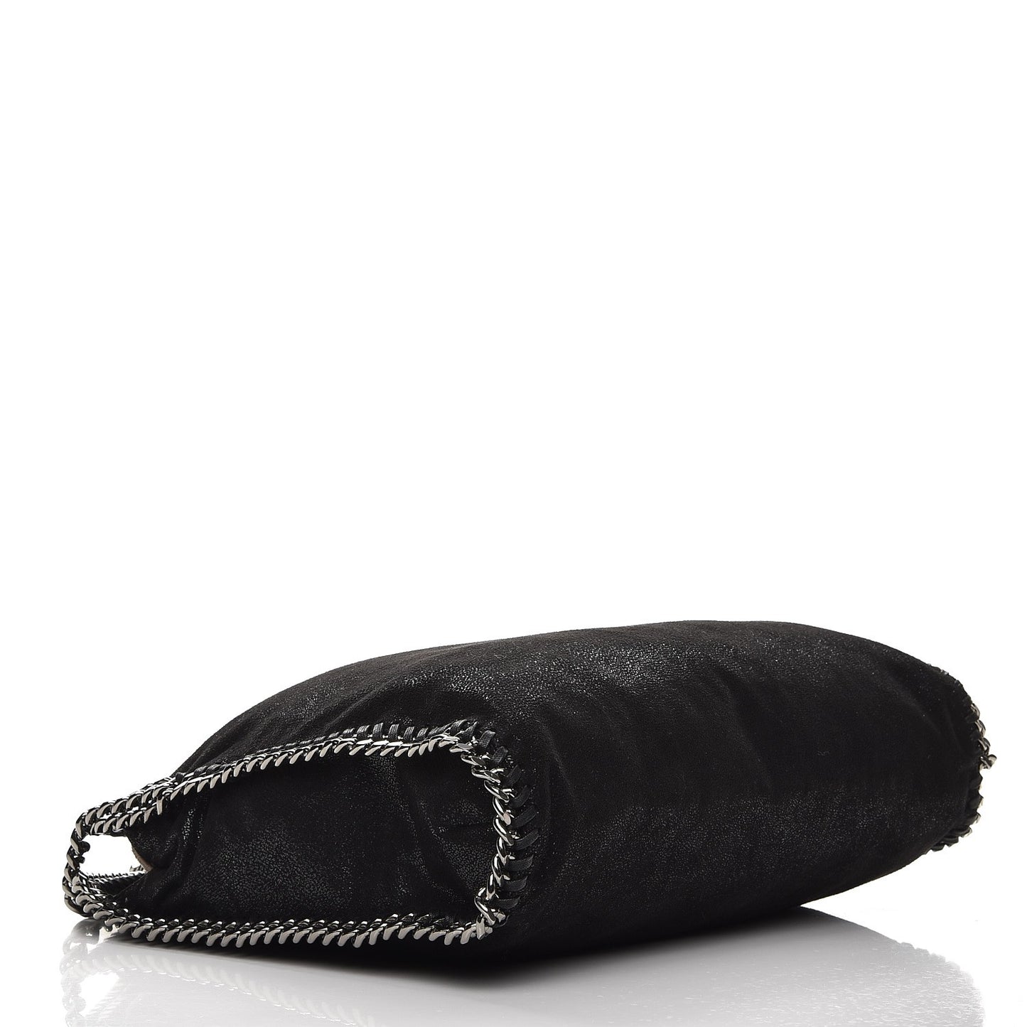 Shaggy Deer Falabella Fold Over Tote Black