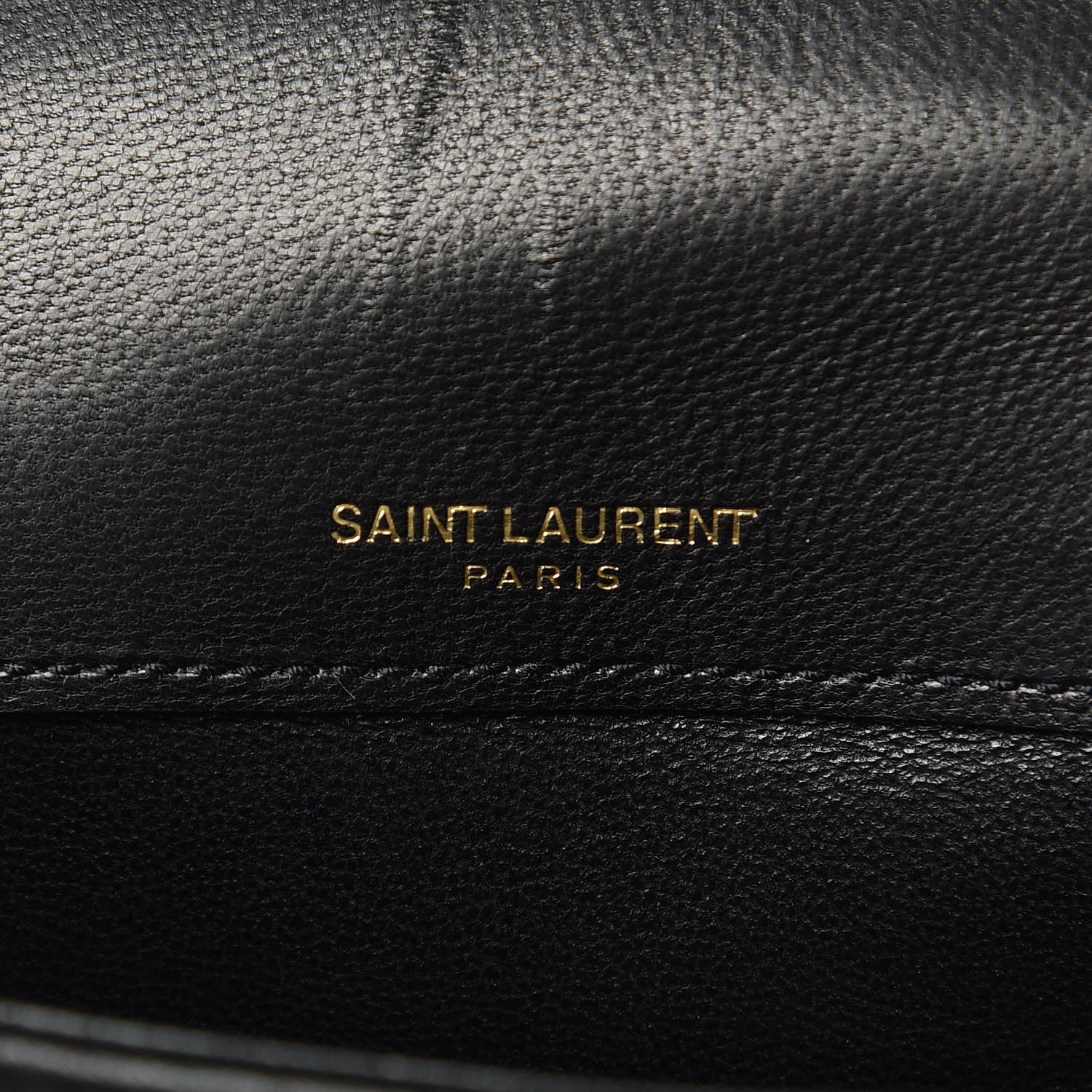 Saint Laurent Lambskin Matelasse Monogram Small Vicky Chain Bag Black 8 of 11