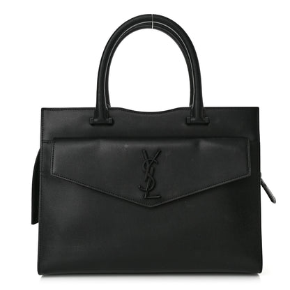 Saint Laurent Grain De Poudre Medium Uptown Tote Black 1 of 15
