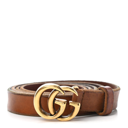 Gucci Faded Calfskin Double G 20mm Belt 95 38 Cuir 1 of 5