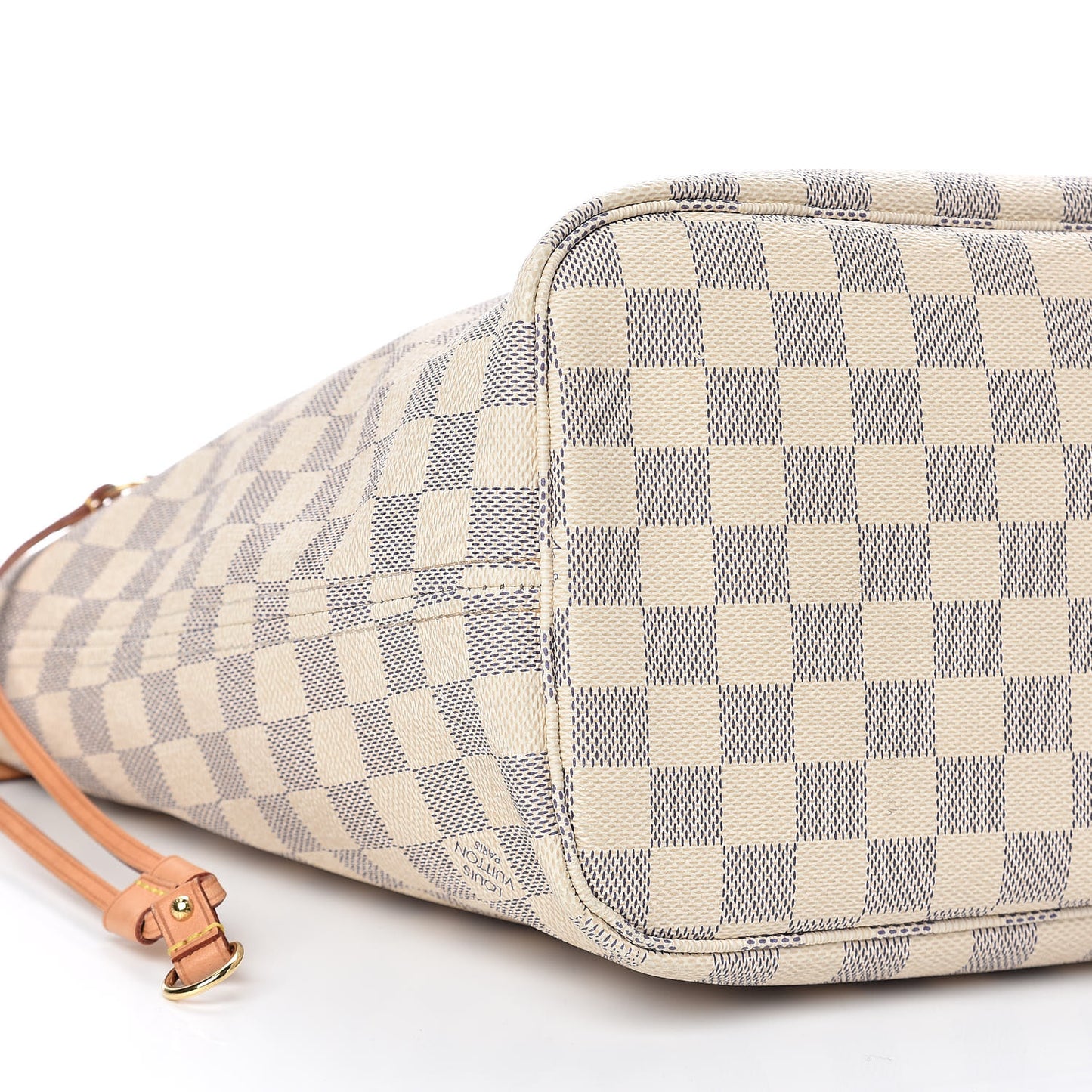 Damier Azur Neo Neverfull MM Rose Ballerine