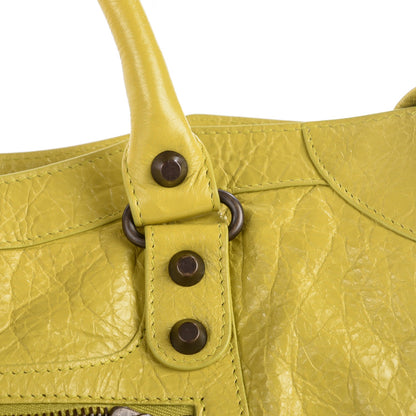 Balenciaga Agneau Classic Hardware City Jaune Poussin 12 of 13