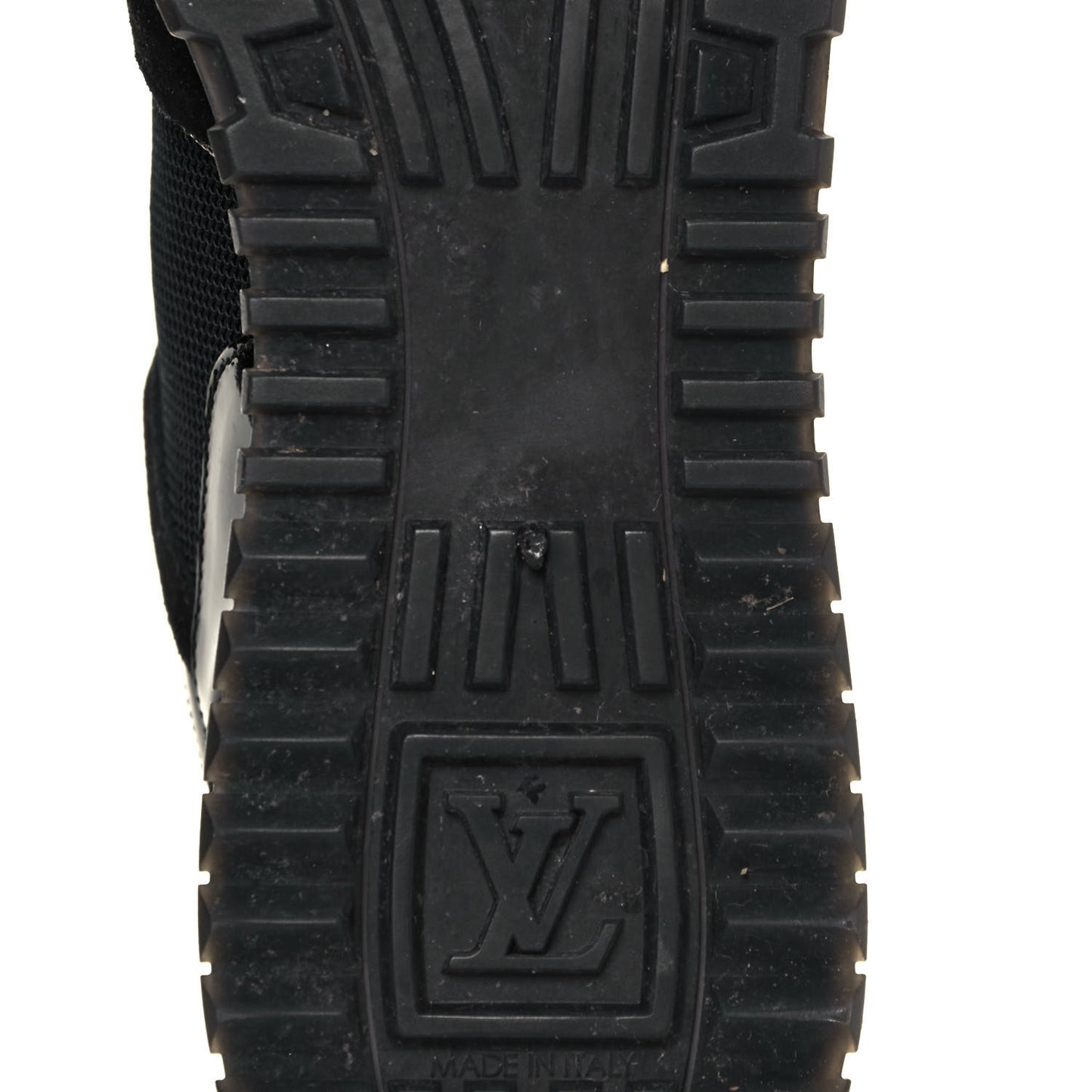 Suede Monogram Run Away Sneakers 39 Black