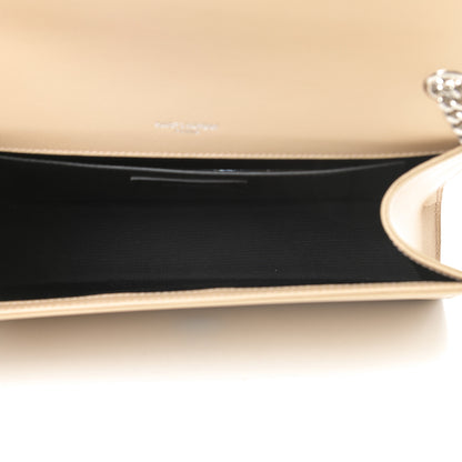 Saint Laurent Grain De Poudre Medium Monogram Kate Satchel Nude Powder 5 of 11