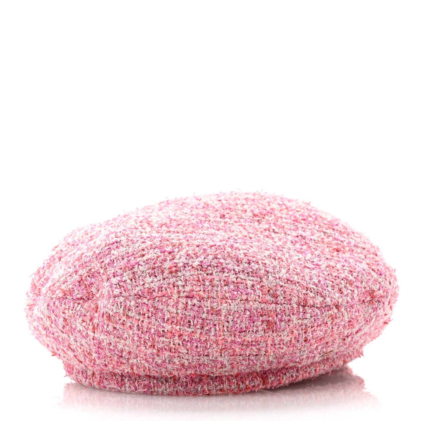 Cotton Tweed Newsboy Hat M Pink Ecru