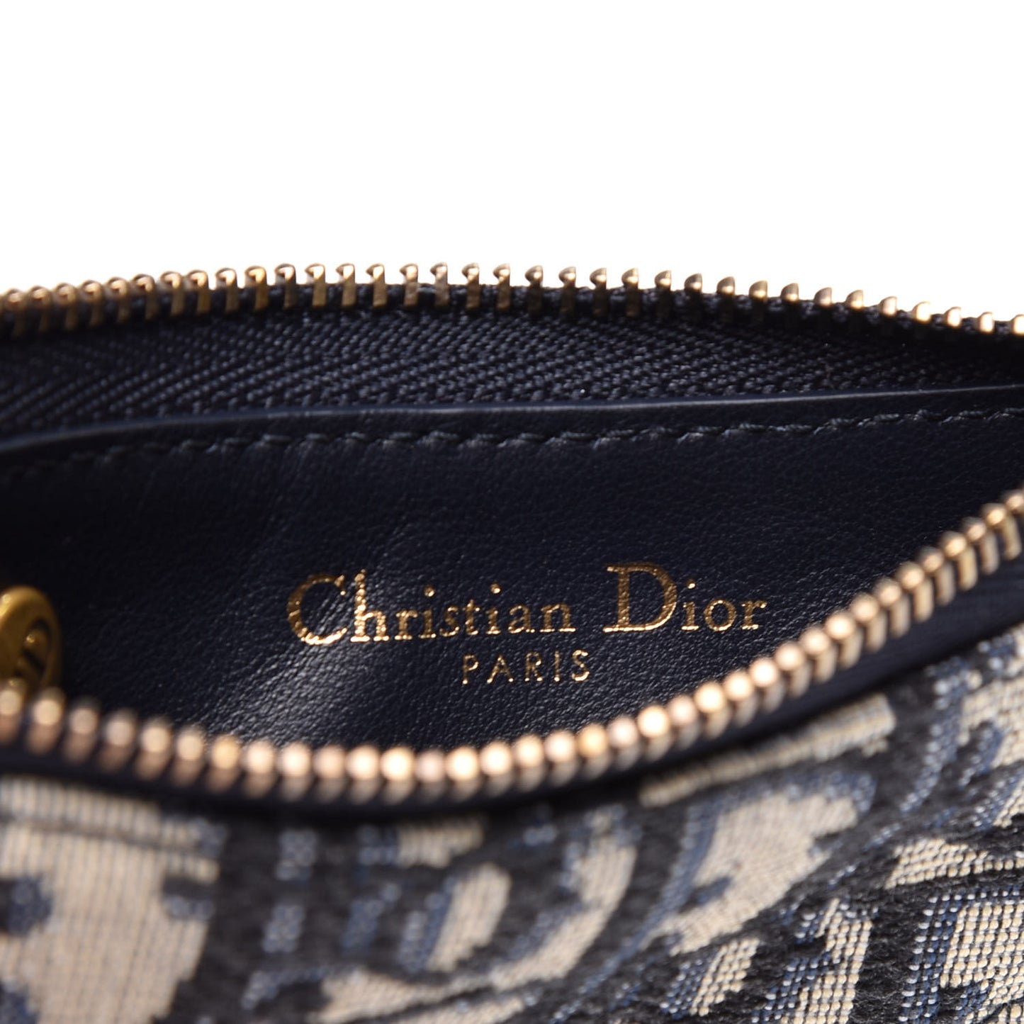 Oblique Saddle Coin Purse Blue