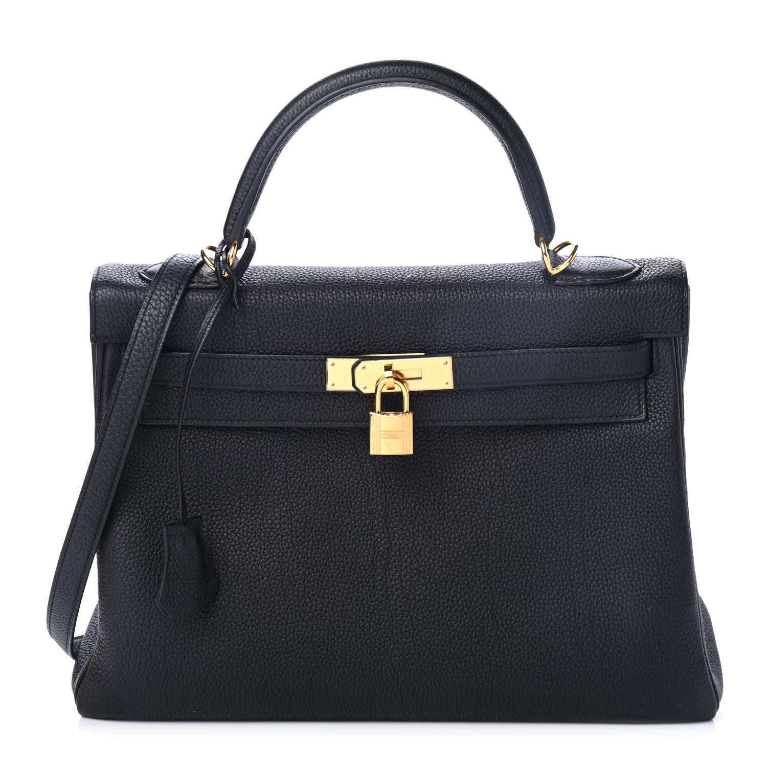 Hermes Togo Kelly Retourne 32 Black 1 of 11