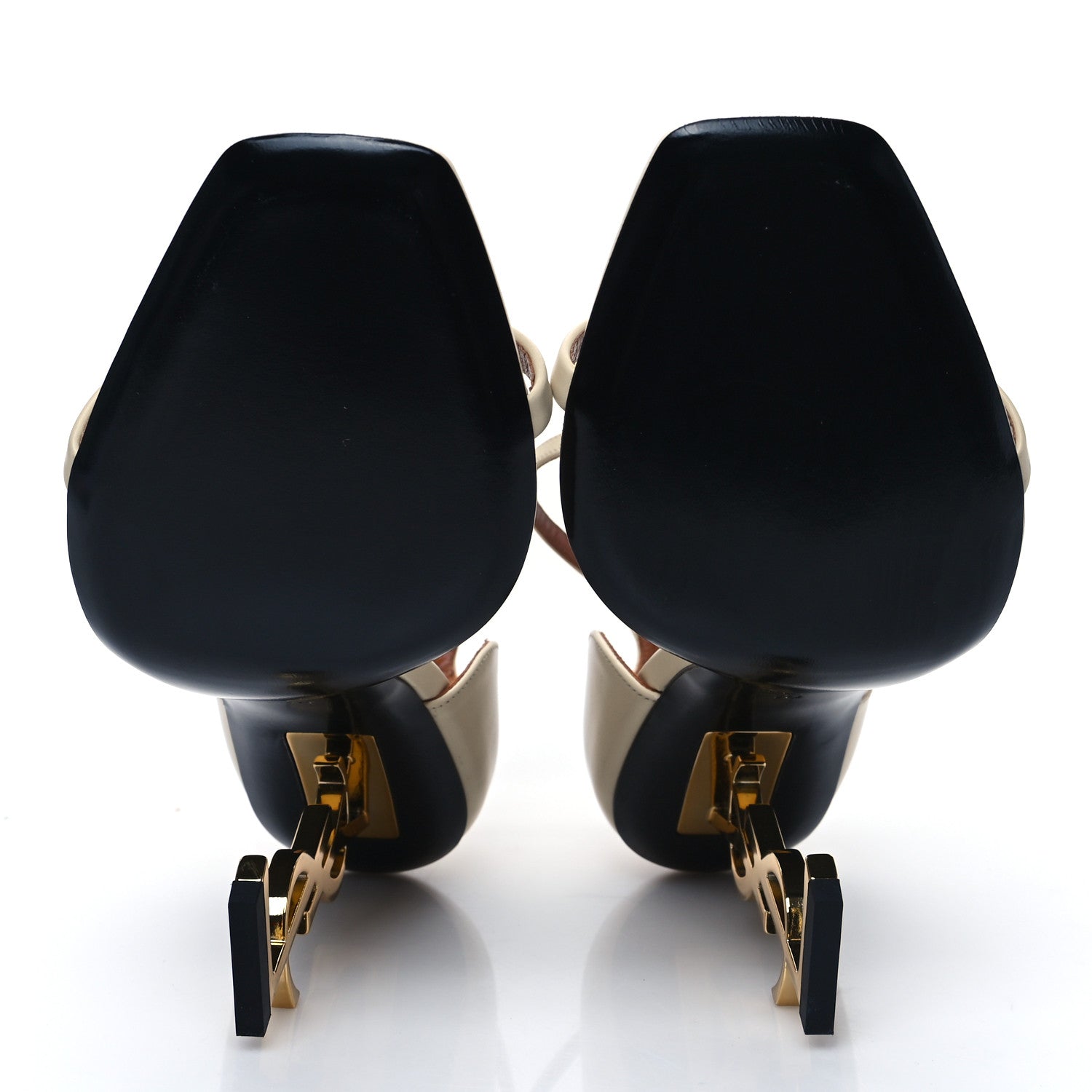Saint Laurent Calfskin 110 Opyum Sandals 40 Real Beige 5 of 7
