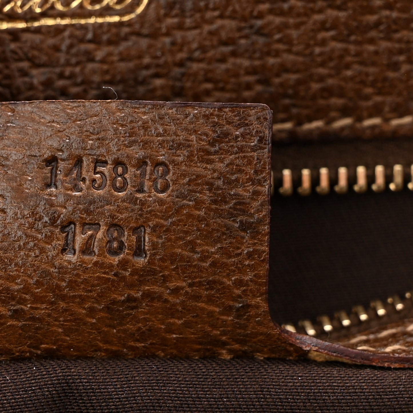 Monogram Piston Lock Tote Brown