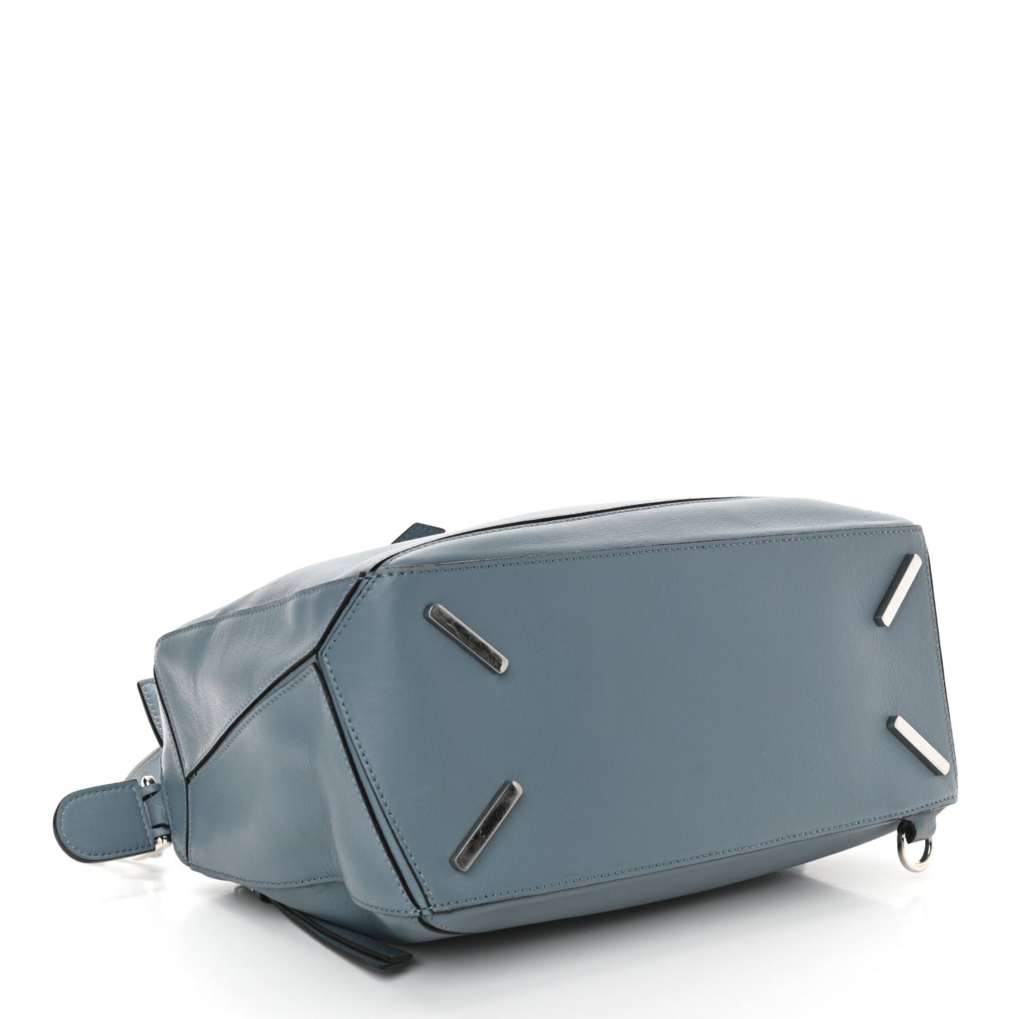 Calfskin Medium Puzzle Bag Stone Blue