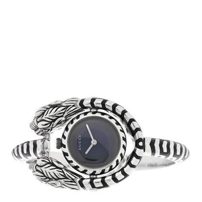 Gucci Sterling Silver Black Mother of Pearl 23mm Dionysus Quartz Watch 2 of 6
