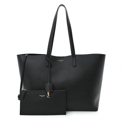 Saint Laurent Calfskin Large Shopping Tote Black 1 of 12