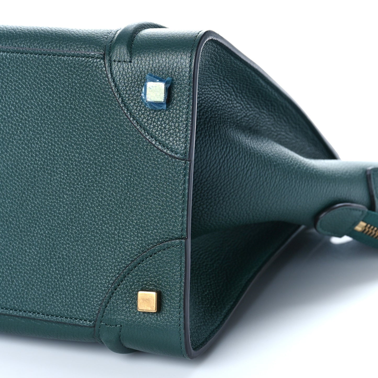 Drummed Calfskin Mini Luggage Amazone