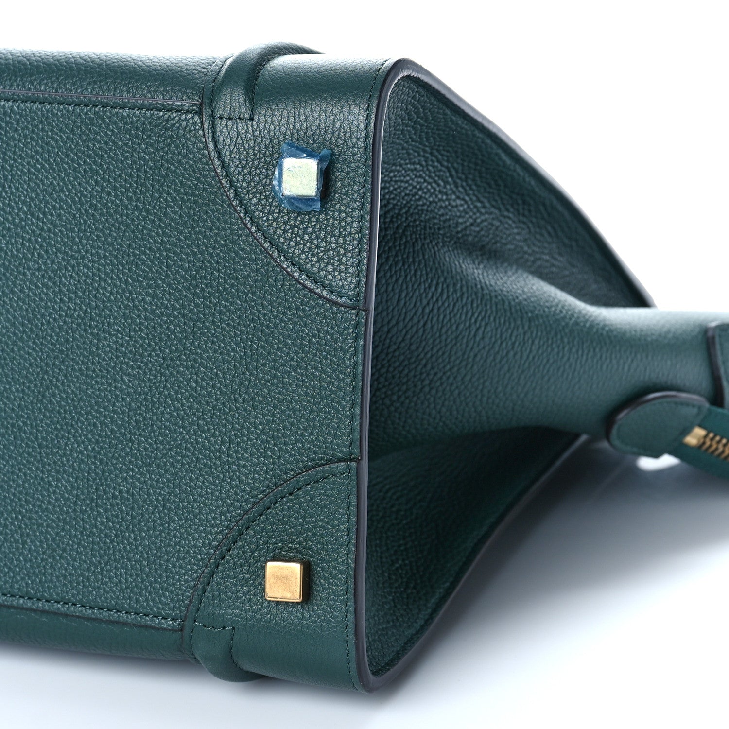 Celine Drummed Calfskin Mini Luggage Amazone 7 of 8