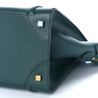 Celine Drummed Calfskin Mini Luggage Amazone 7 of 8