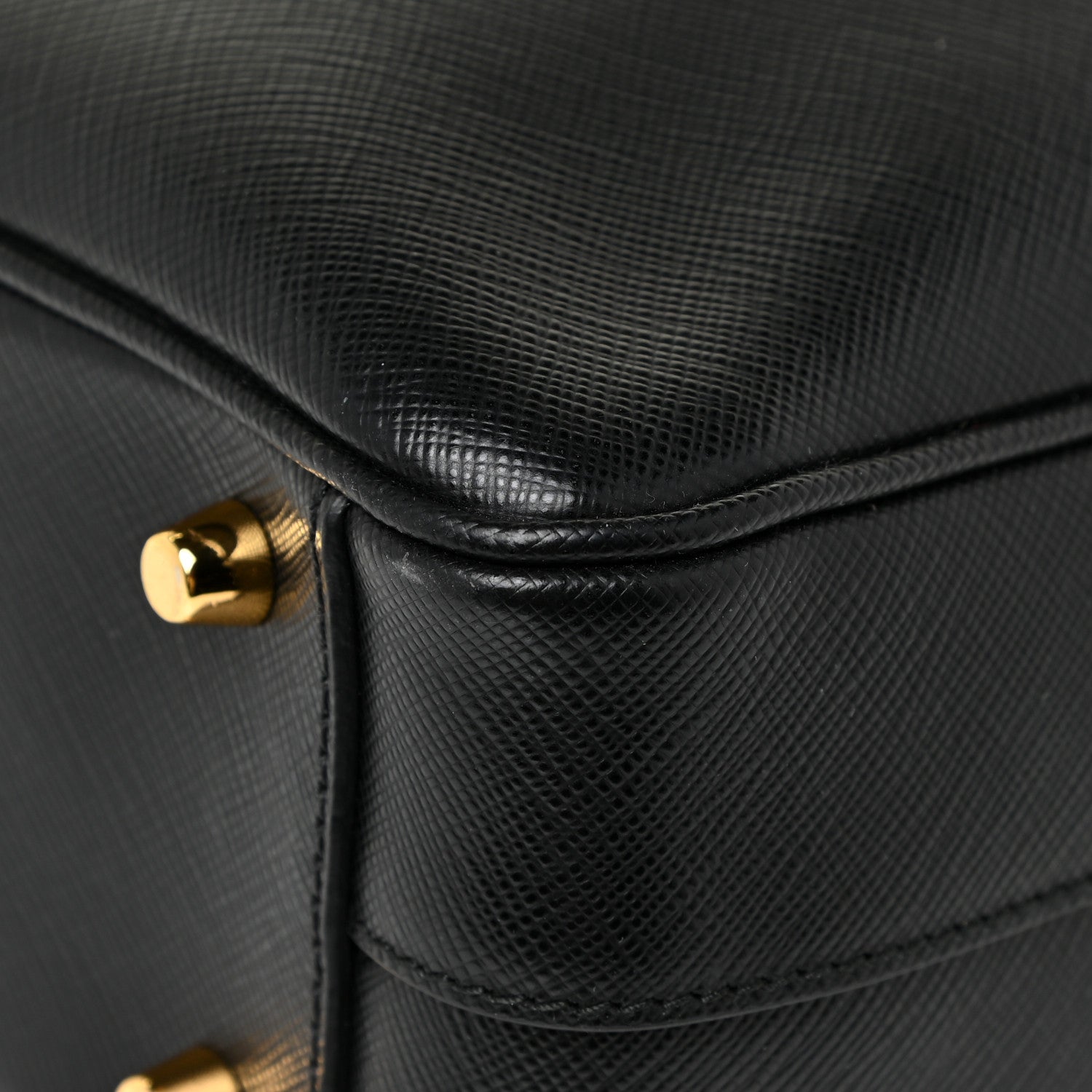 Prada Saffiano Lux Bauletto Black 8 of 13