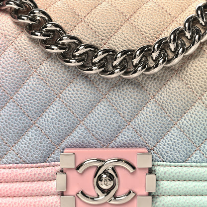 Chanel Caviar Quilted Small Rainbow Boy Flap Multicolor 8 of 11