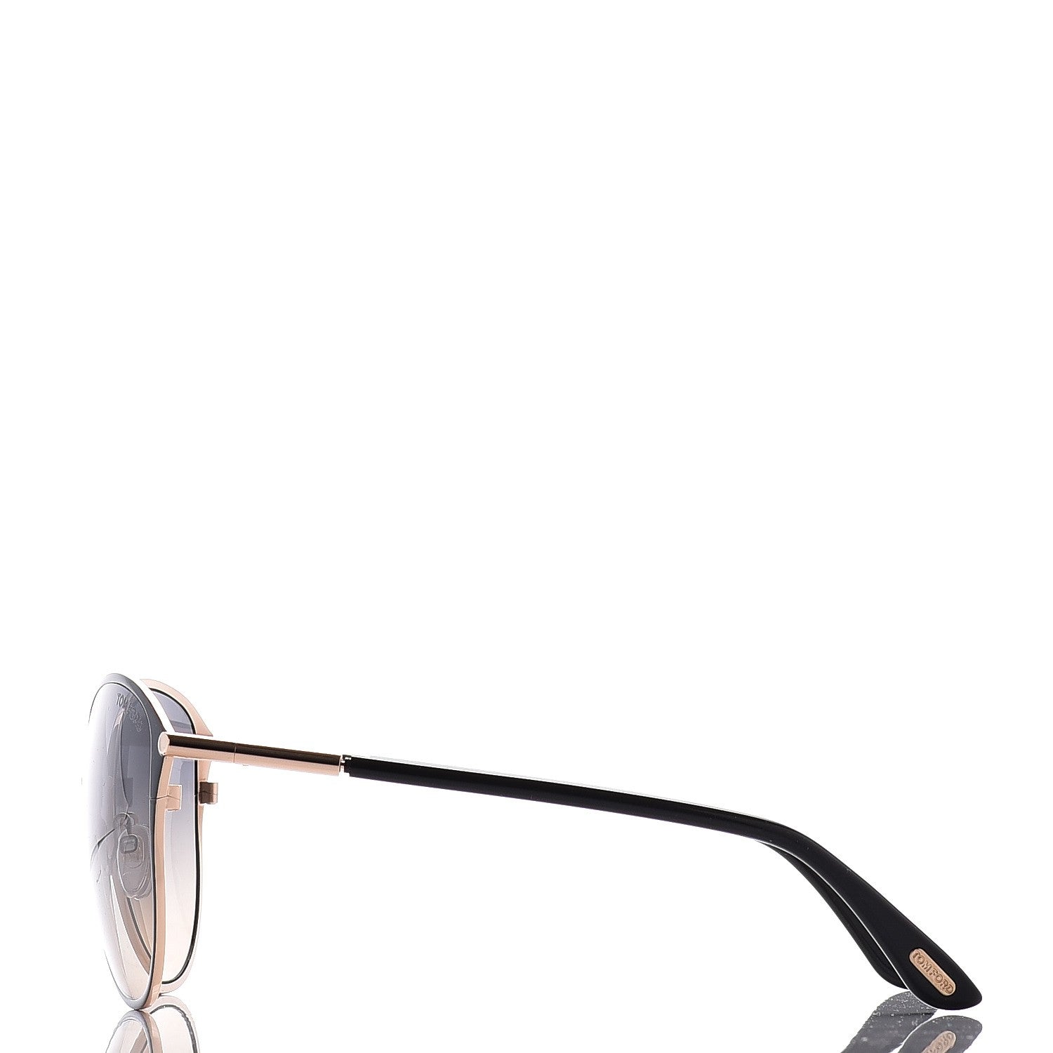 Tom Ford Penelope Vintage Round Sunglasses TF320 Black 3 of 9