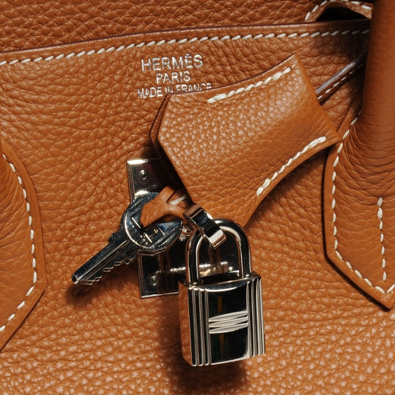 Hermes Togo Birkin 35 Gold 6 of 10