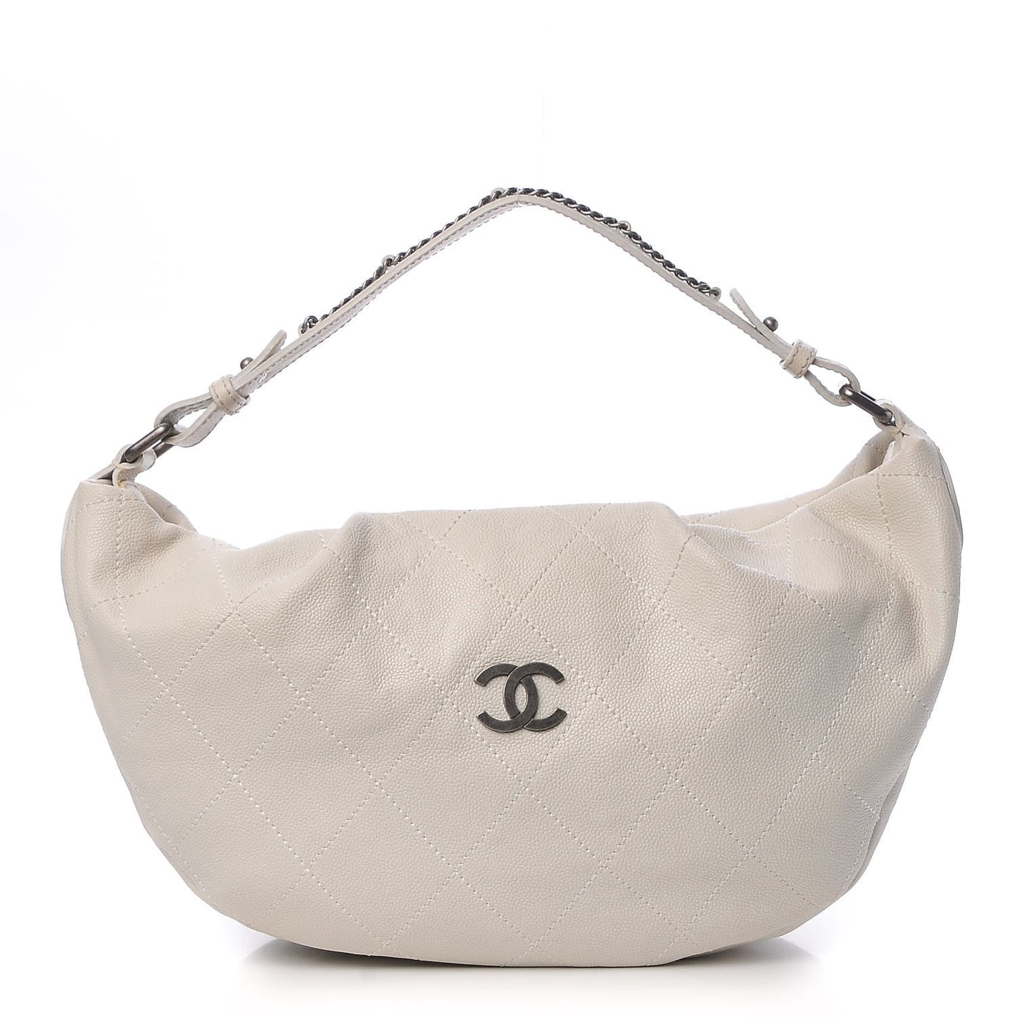 Caviar Large Outdoor Ligne Hobo White
