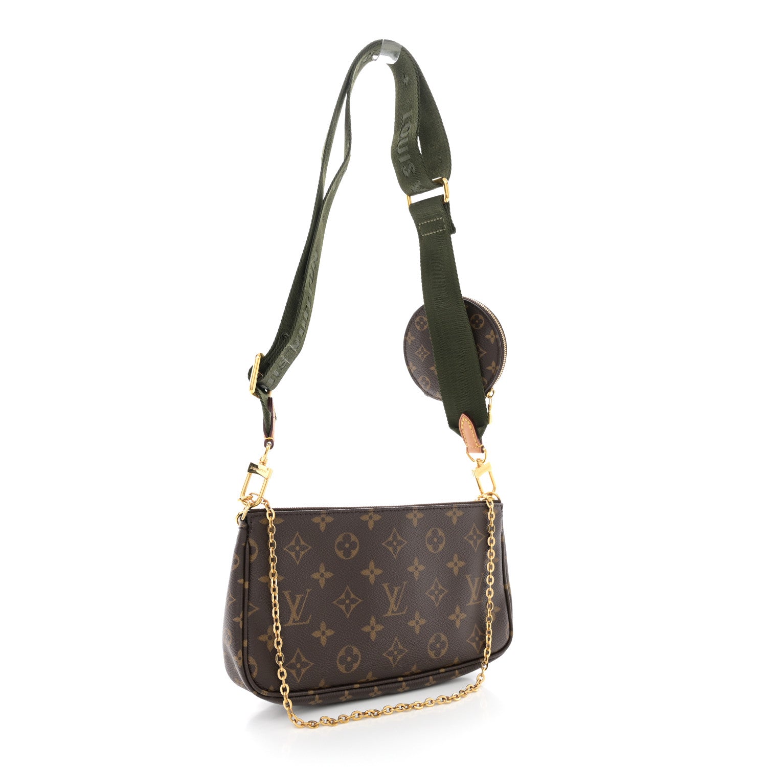 Louis Vuitton Monogram Multi Pochette Accessories Kaki 3 of 10