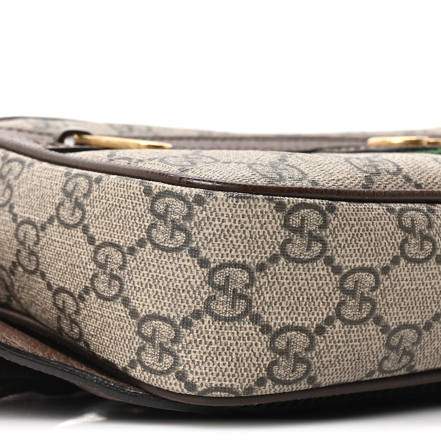 Gucci Soft GG Supreme Monogram Medium Ophidia Belt Bag Dark Brown 7 of 8