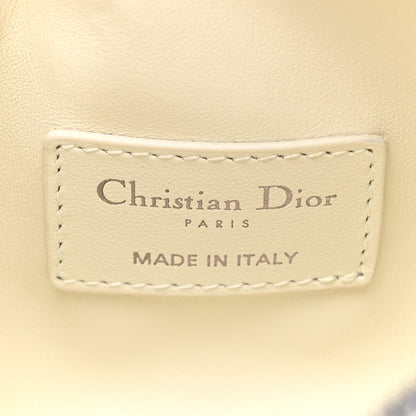 Christian Dior Calfskin Macrocannage Small Diortravel Nomad Pouch Latte Latte 6 of 10