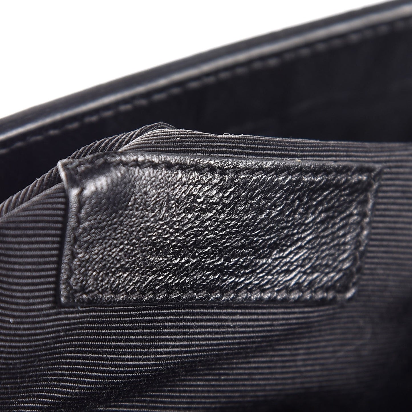 Calfskin Crocodile Embossed Small Sac de Jour Black