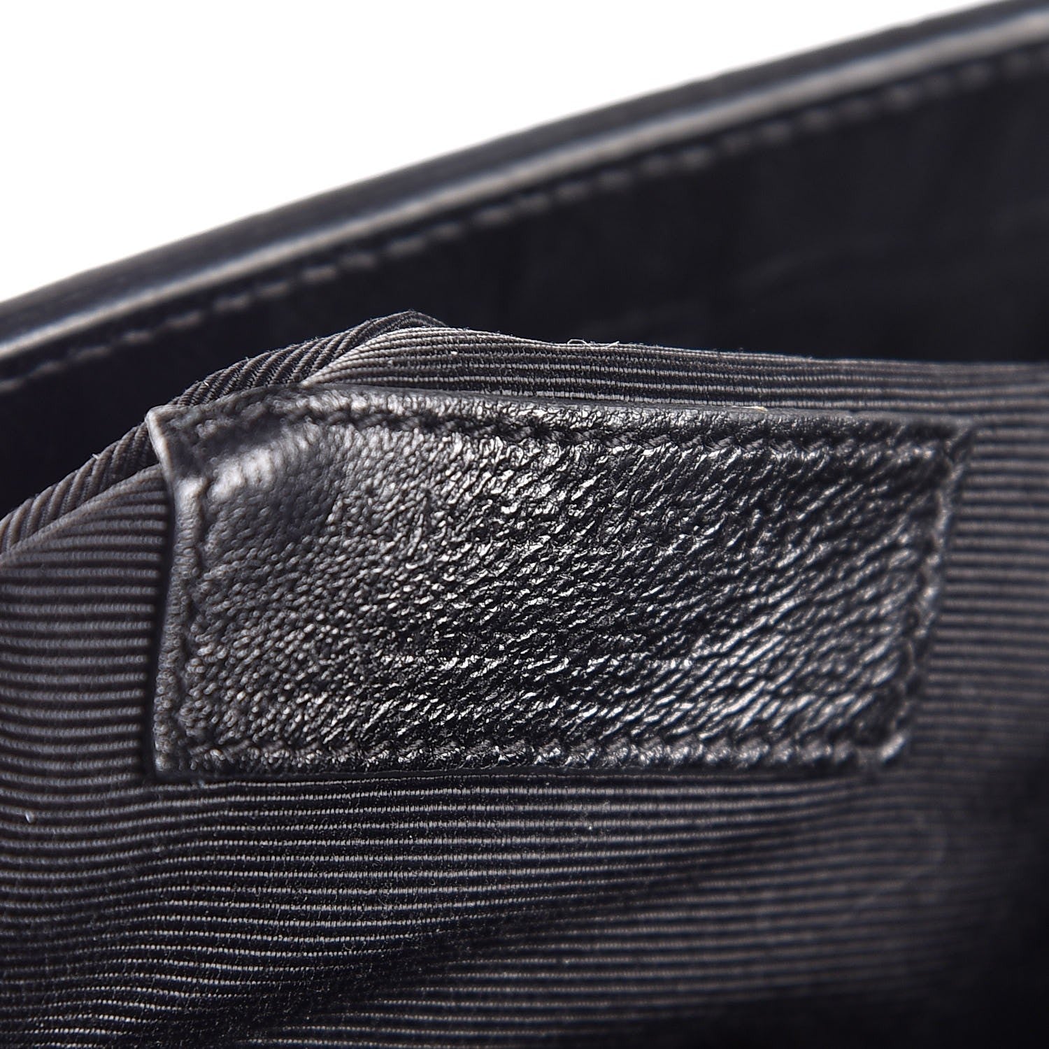 Saint Laurent Calfskin Crocodile Embossed Small Sac de Jour Black 7 of 8