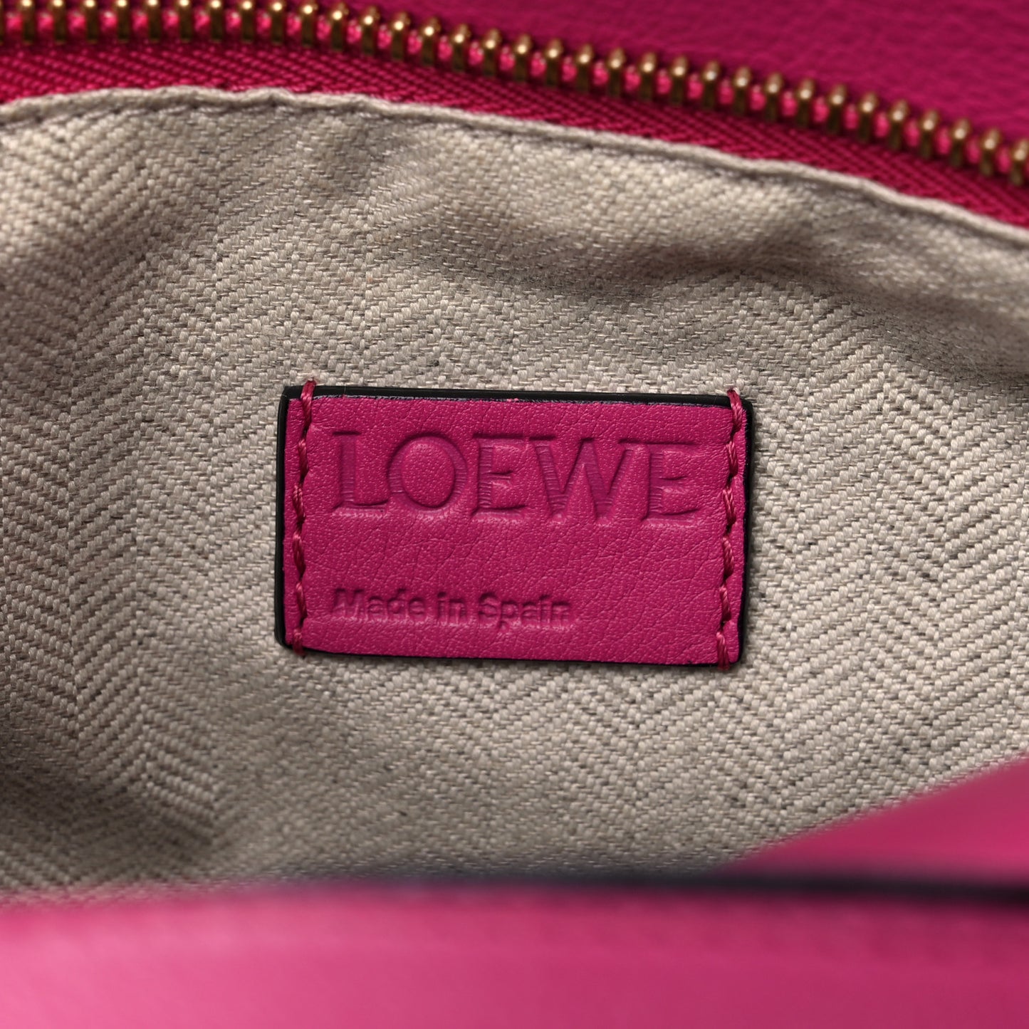 Calfskin Small Puzzle Bag Fuchsia