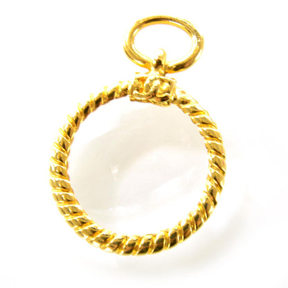 Chanel Loupe Magnifying Glass Pendant Gold 4 of 4