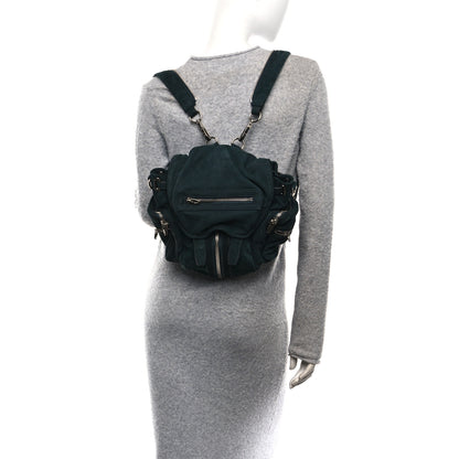 Alexander Wang Nubuck Mini Marti Backpack Green Rhodium Hardware 1768196 – FASHIONPHILE