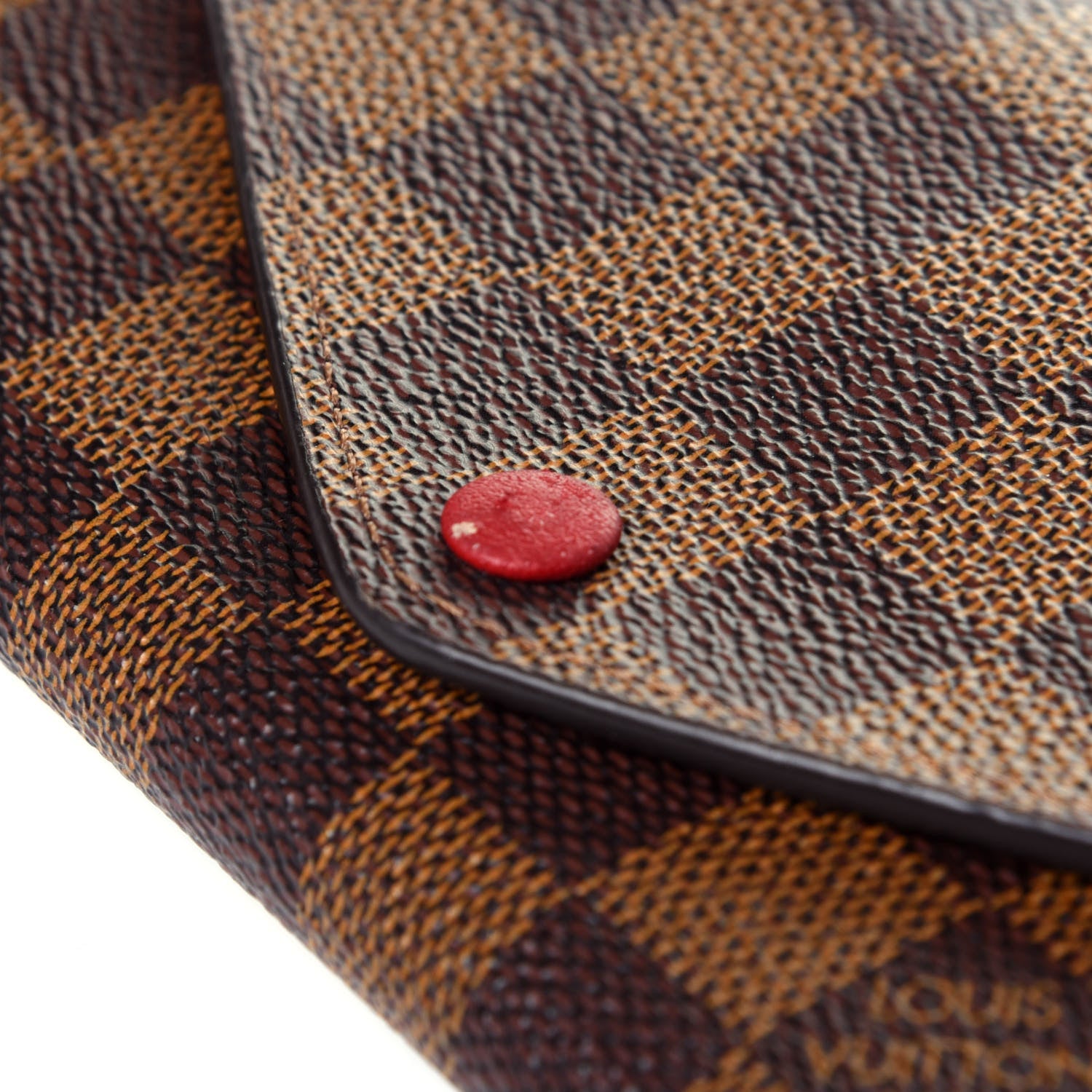 Louis Vuitton Damier Ebene Josephine Wallet Red 11 of 11