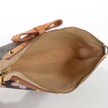 Louis Vuitton Monogram Cherry Blossom Pochette Accessories Brown 5 of 10