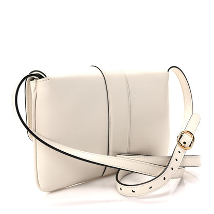 Gucci Calfskin Small Arli Flap Shoulder Bag Mystic White 3 of 9