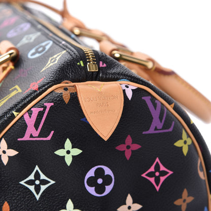 Louis Vuitton Monogram Multicolor Speedy 30 Black 8 of 10