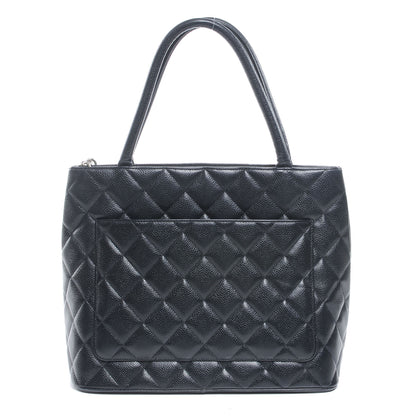Chanel Caviar Medallion Tote Black 3 of 7