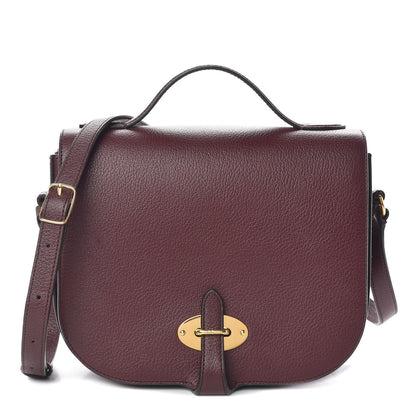 Mulberry Textured Goatskin Calfskin Tenby Shoulder Bag Burgundy 1 of 9