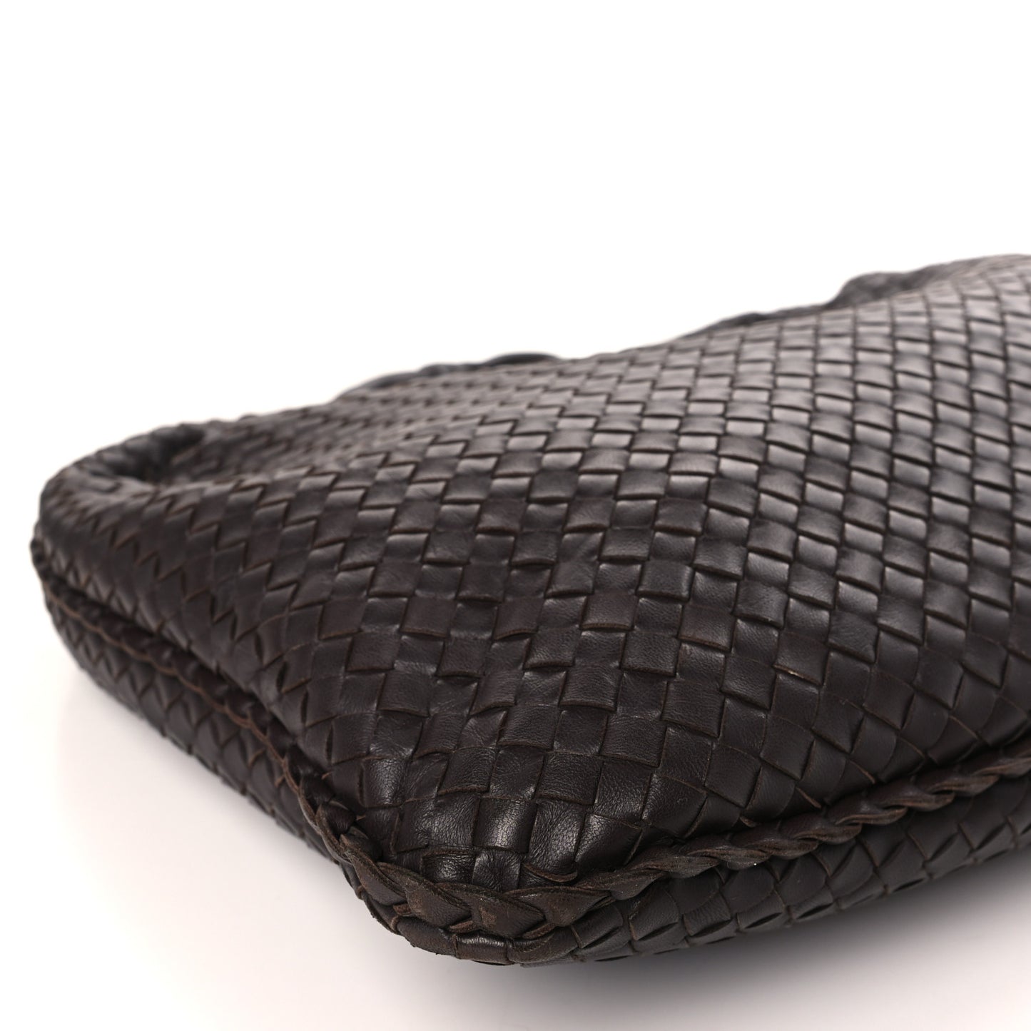 Nappa Intrecciato Large Veneta Hobo Ebano