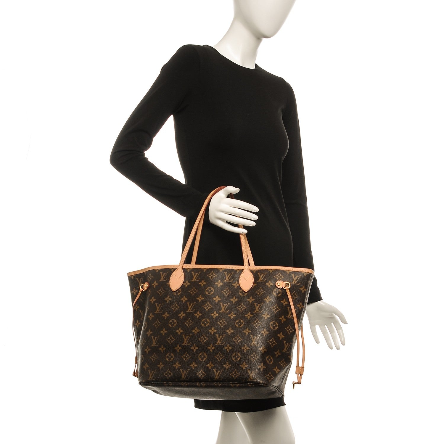 Louis Vuitton Monogram Neverfull MM 2 of 9