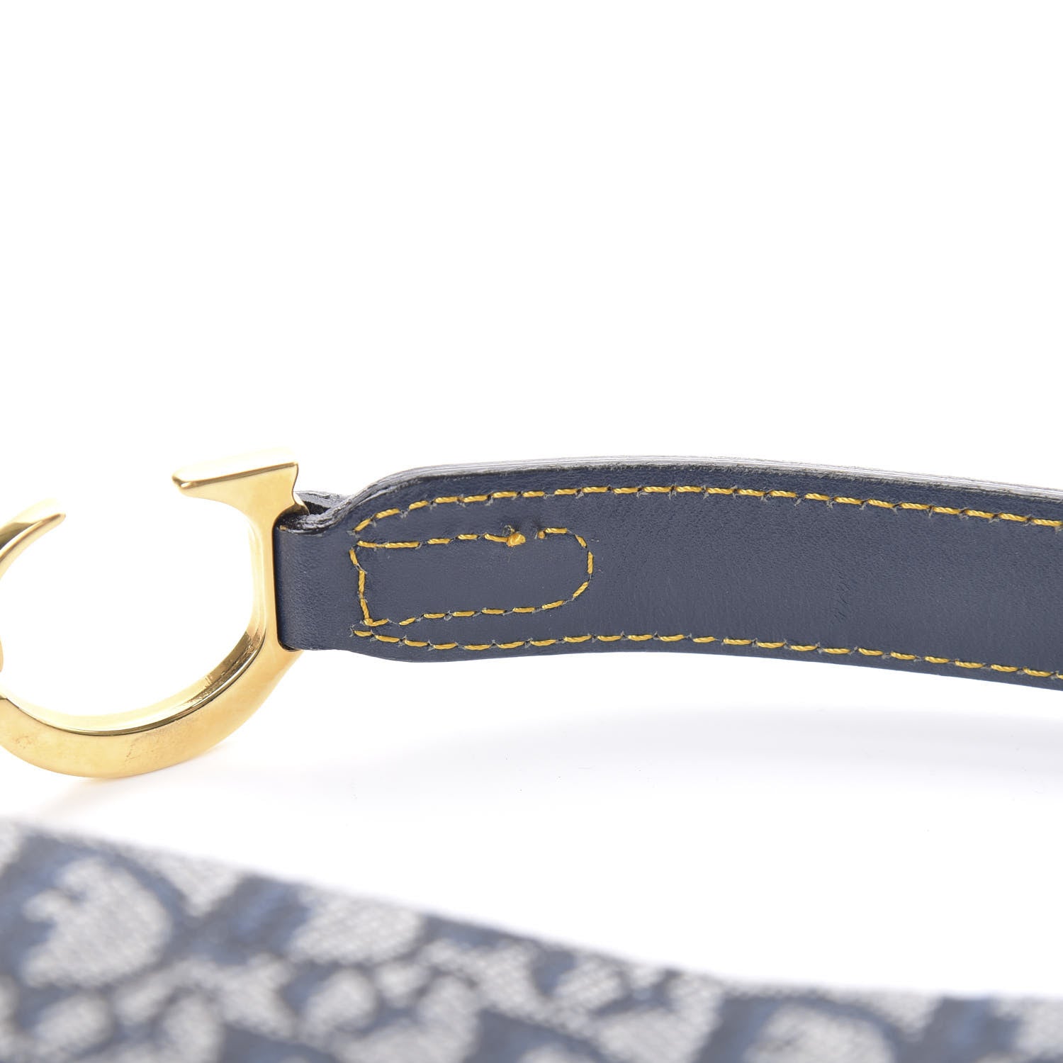 Christian Dior Monogram Mini Saddle Bag Blue 13 of 15