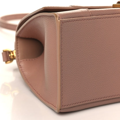 Balenciaga Grained Calfskin Small Hourglass Top Handle Bag Nude Beige 9 of 10