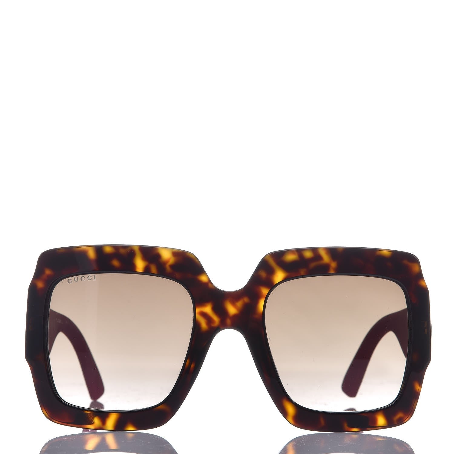 Gucci Square Frame GG0102S Sunglasses Glitter Pink Multi 2 of 8