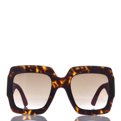 Gucci Square Frame GG0102S Sunglasses Glitter Pink Multi 2 of 8