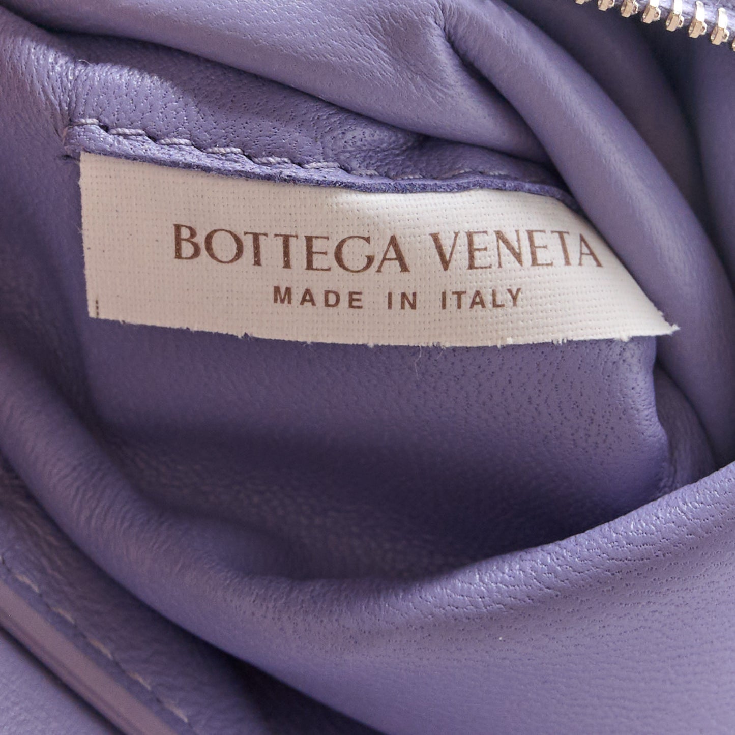 Nappa Maxi Intreccio Padded Cassette Crossbody Bag Lavender