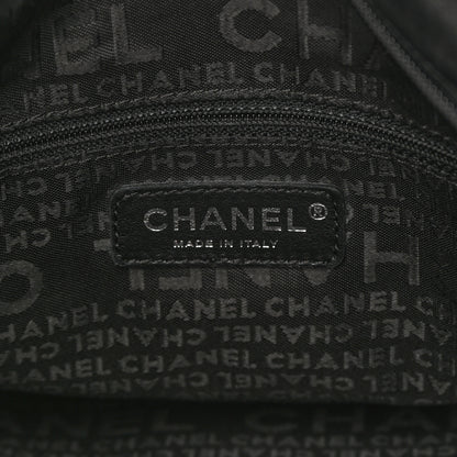 Chanel Lambskin Stitched Medium Ultimate Soft Tote Black 6 of 12