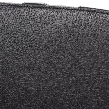 Gucci Textured Dollar Calfskin Web Tote Black 10 of 11