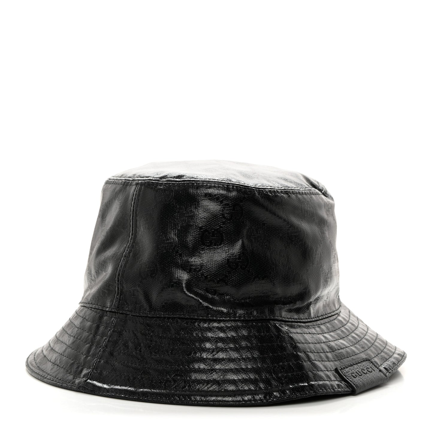Crystal Monogram Bucket Hat S Black