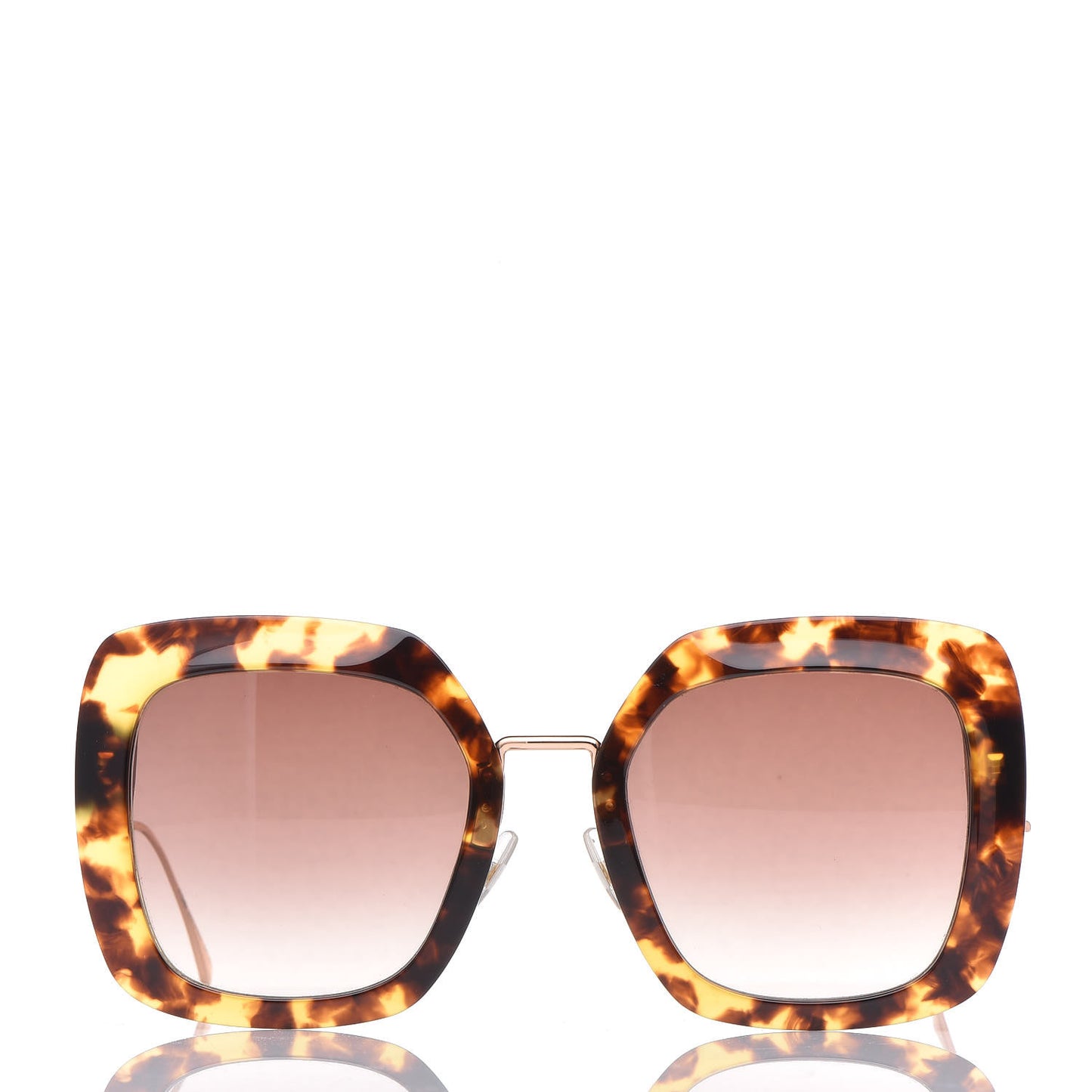 Oversized Squared Sunglasses FF 0317/S Tortoise