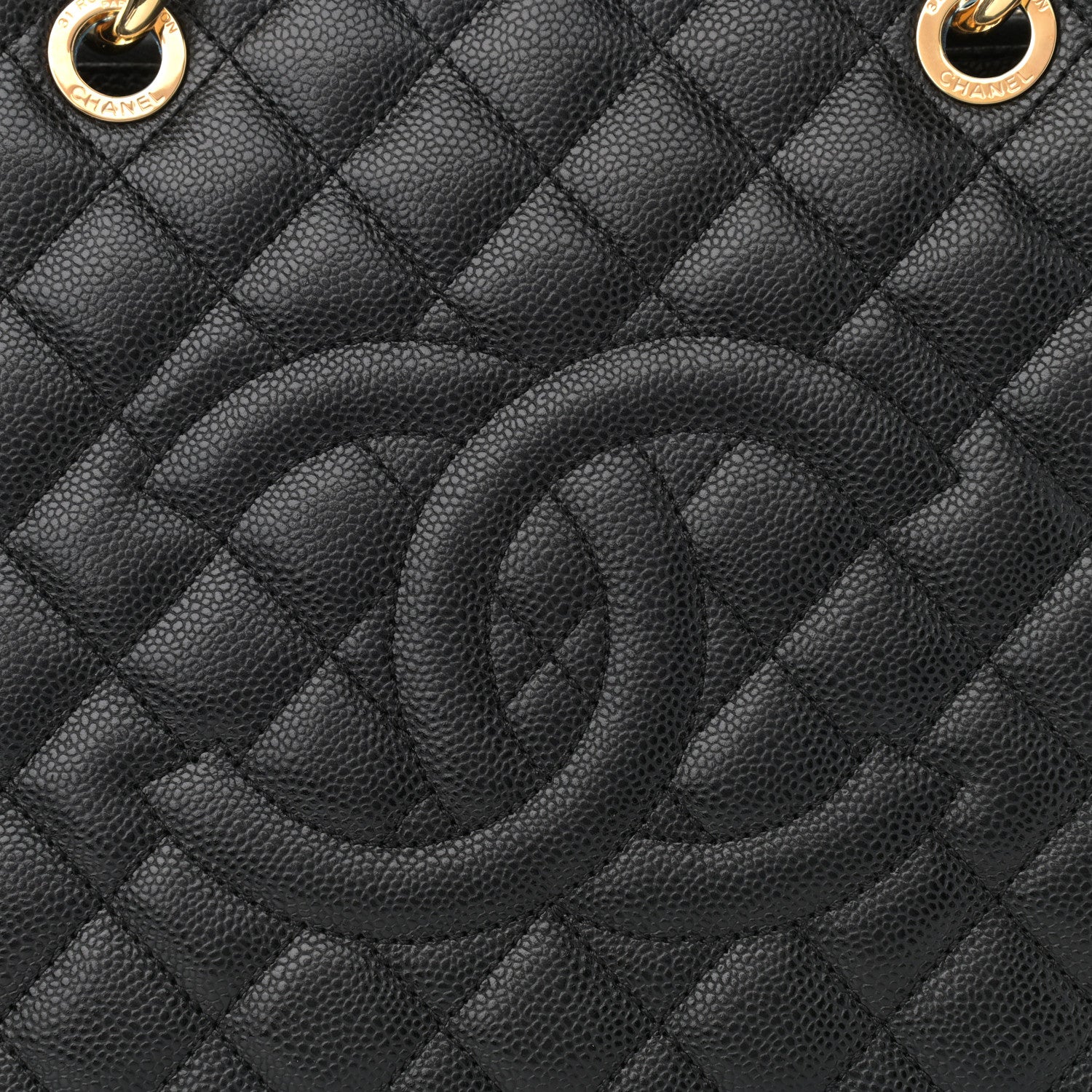 Chanel Caviar Quilted Grand Shopping Tote GST Black 8 of 11